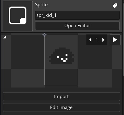 small black blob character